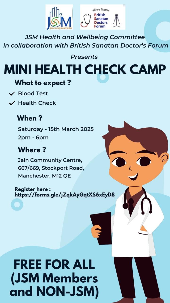 mini health check up event poster